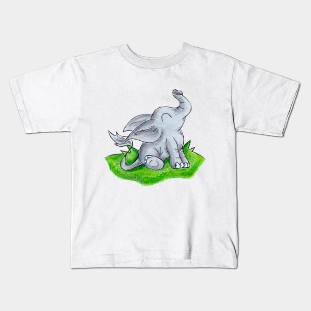 Trunk Time Kids T-Shirt by KristenOKeefeArt